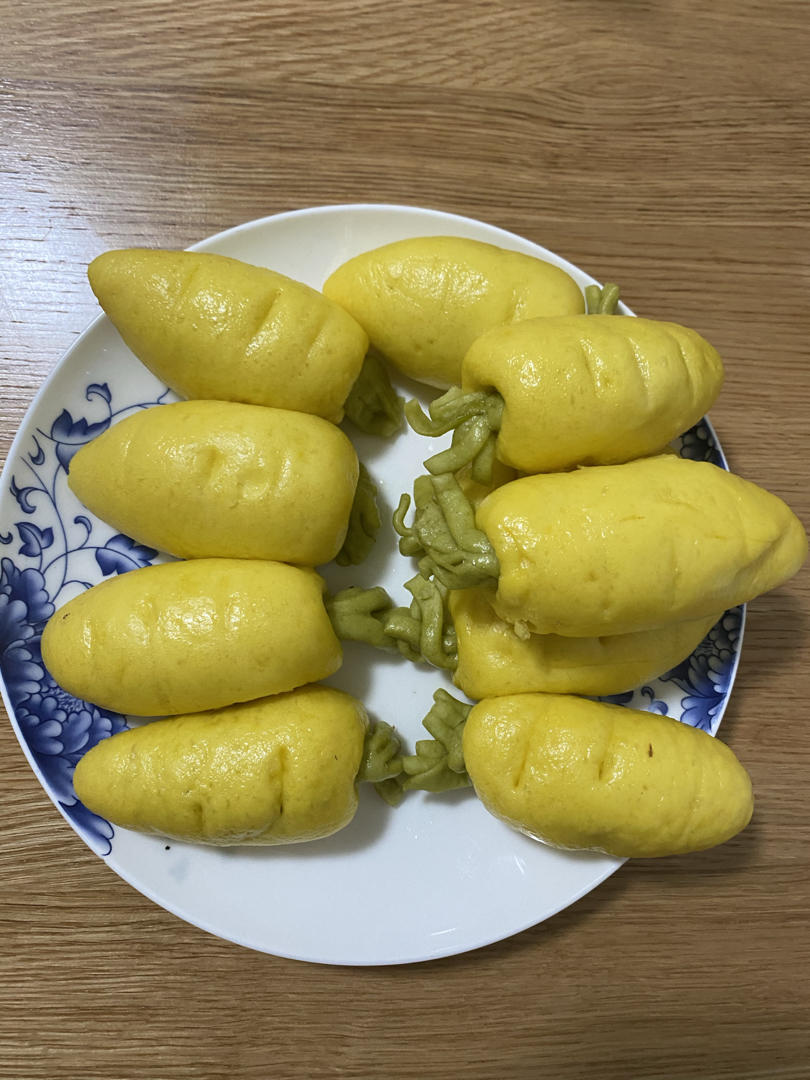 仿真胡萝卜馒头