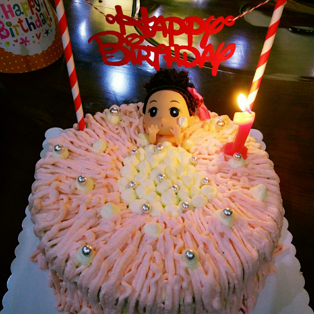 泡泡浴娃娃蛋糕