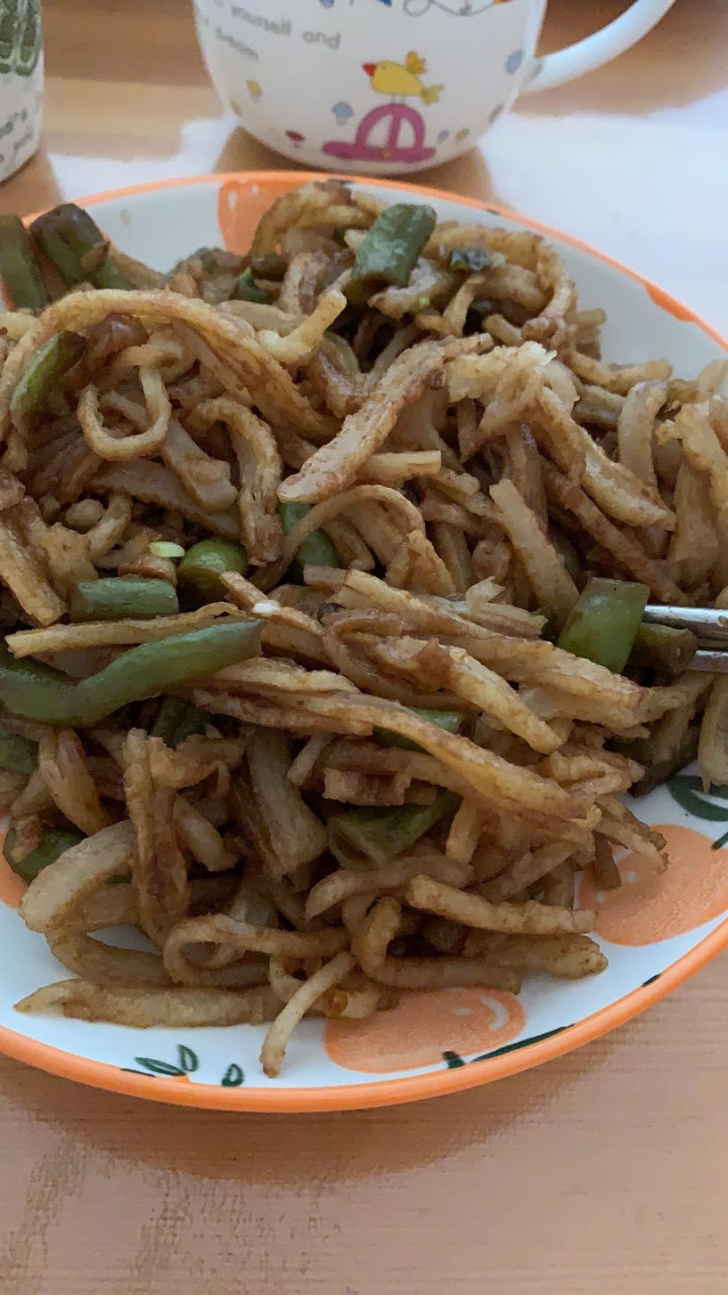 天下第一豆角焖饼丝不油