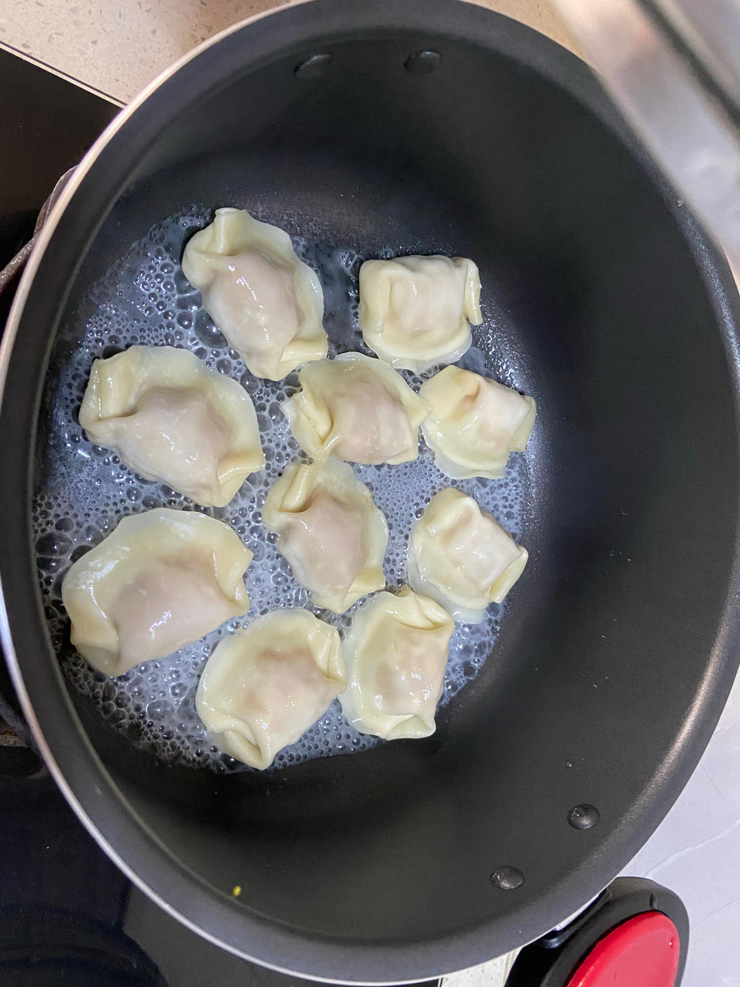 香脆美味的冰花煎饺