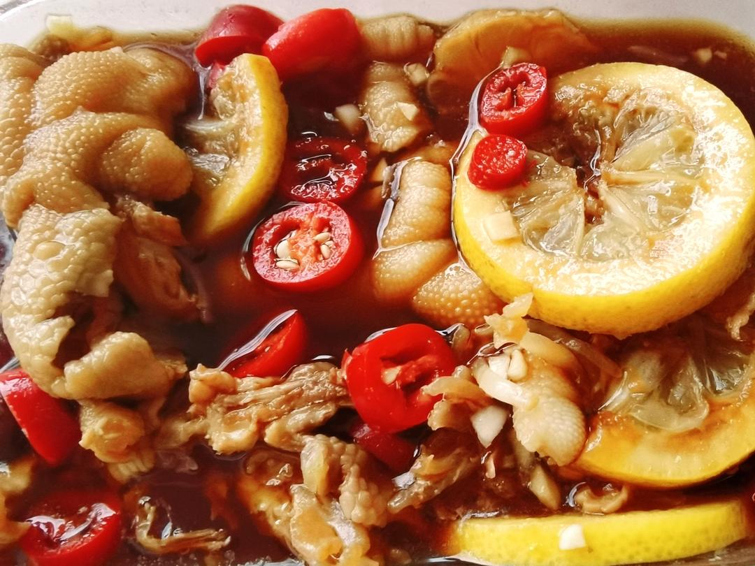 超简单的柠檬无骨鸡爪