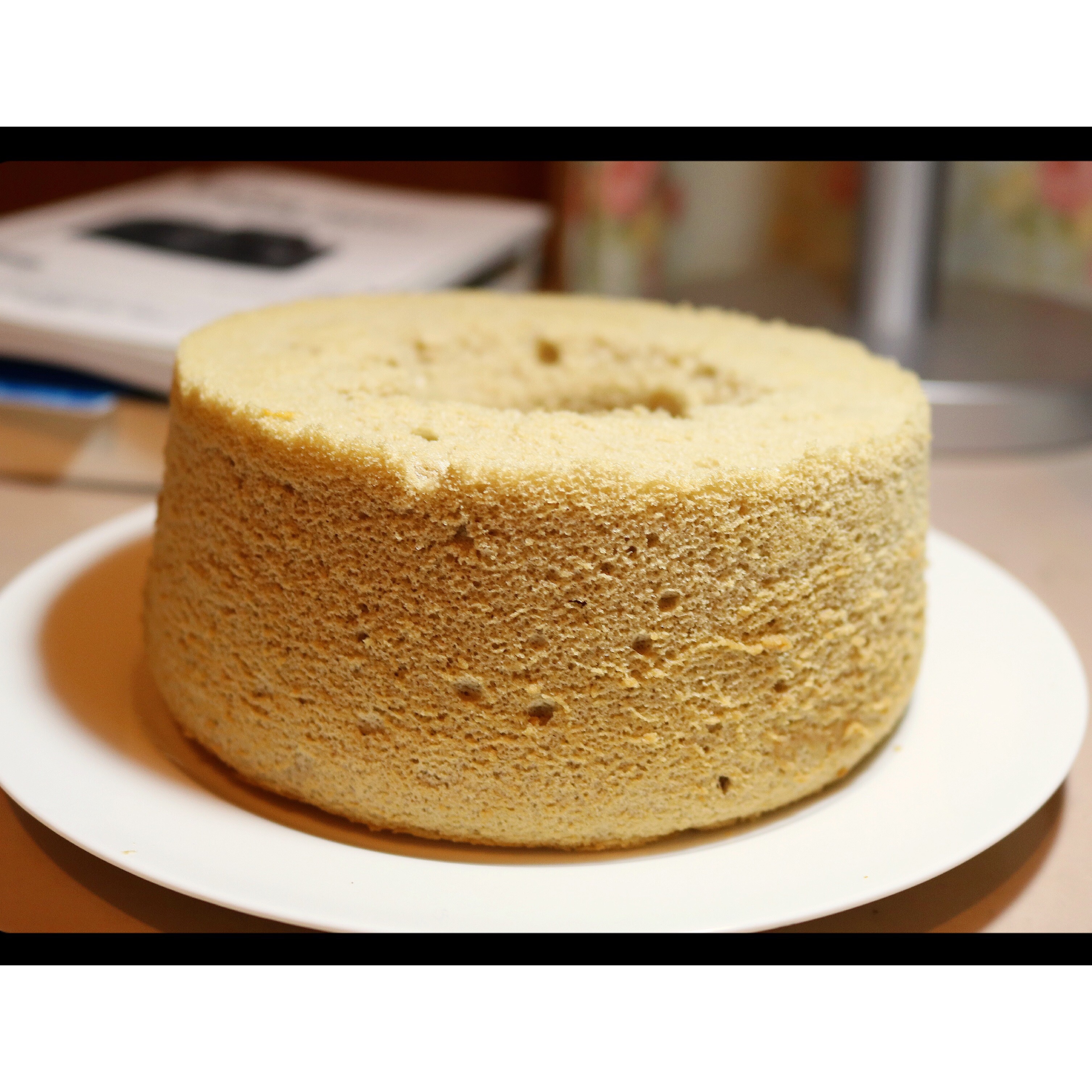 浓郁咖啡坚果戚风蛋糕