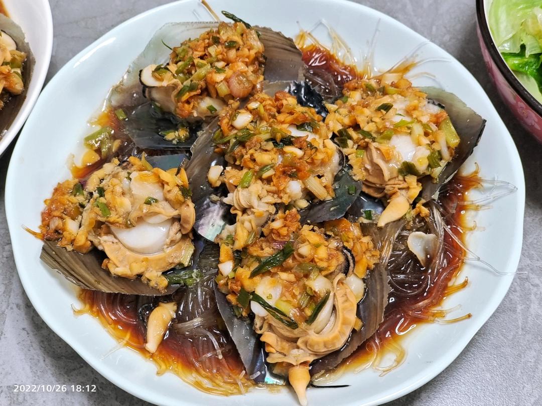 蒜茸粉丝蒸带子