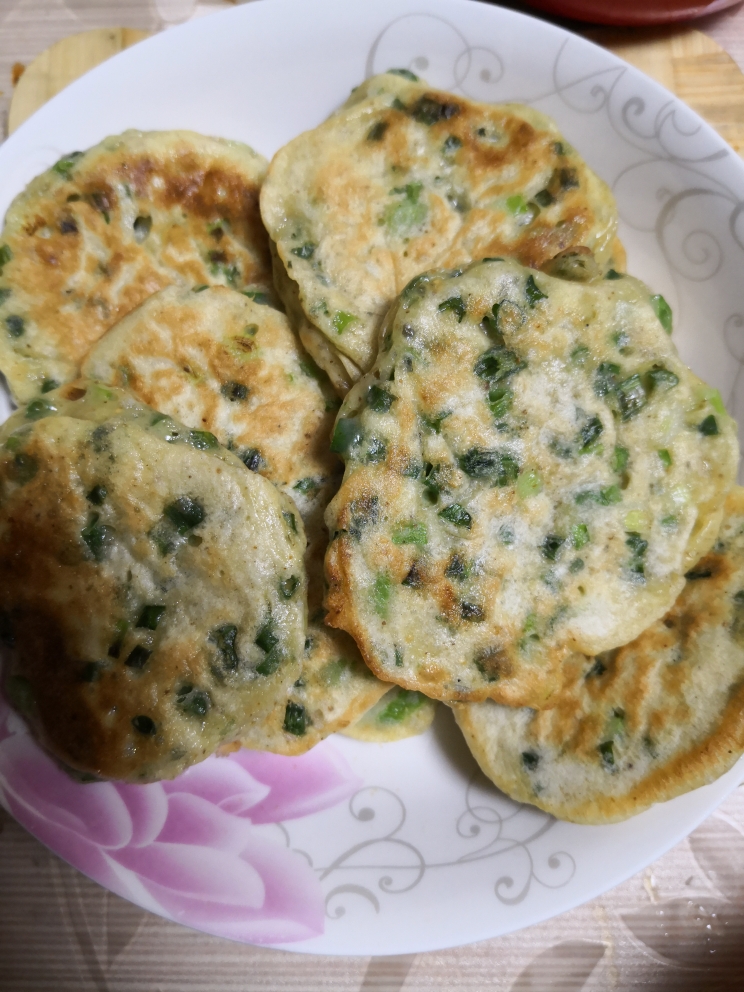 椒盐葱花鸡蛋饼