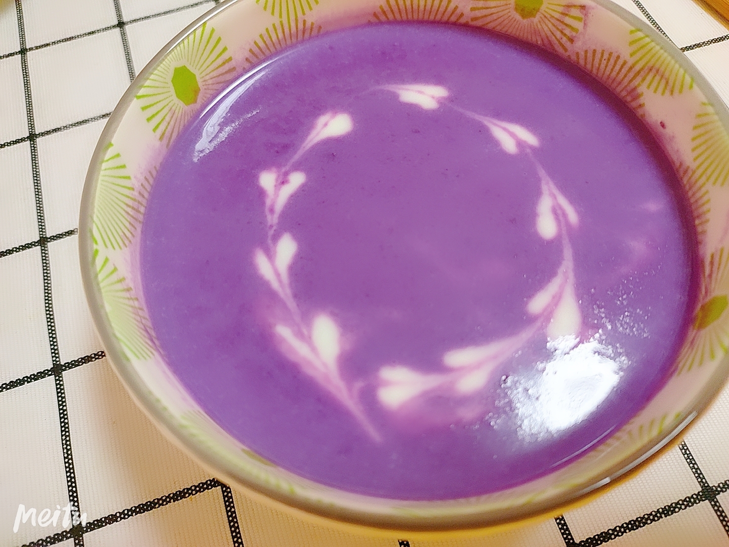 紫薯牛奶羹的做法 步骤3