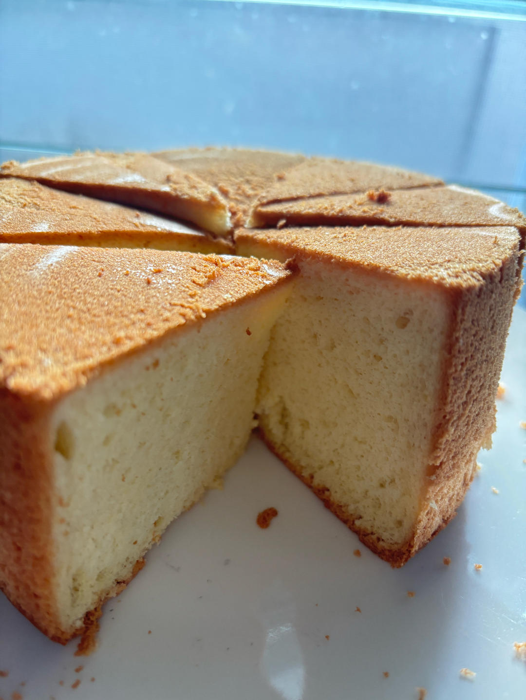 戚风烫面椰子味蛋糕