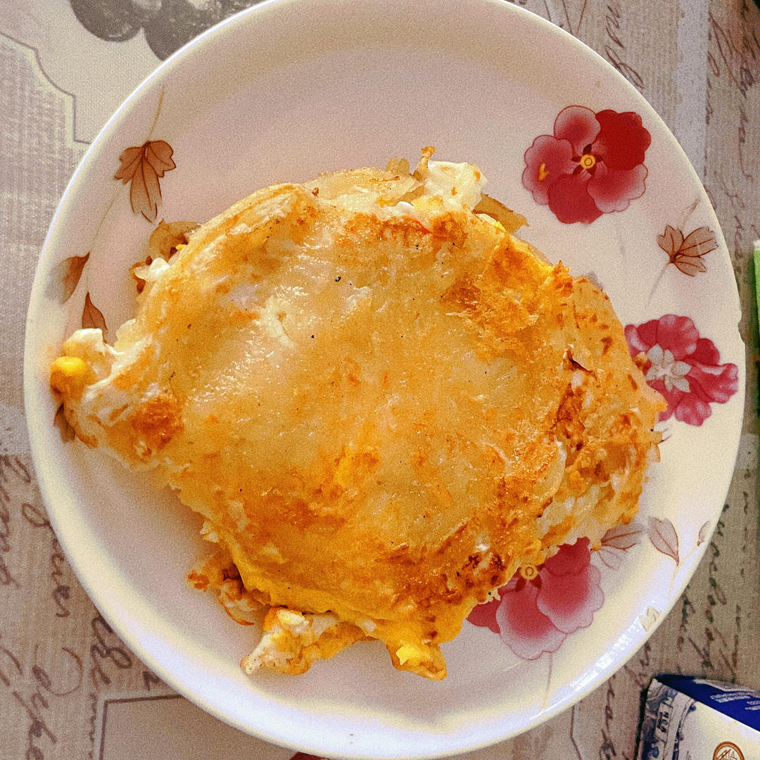 快手早餐饼（土豆鸡蛋饼）