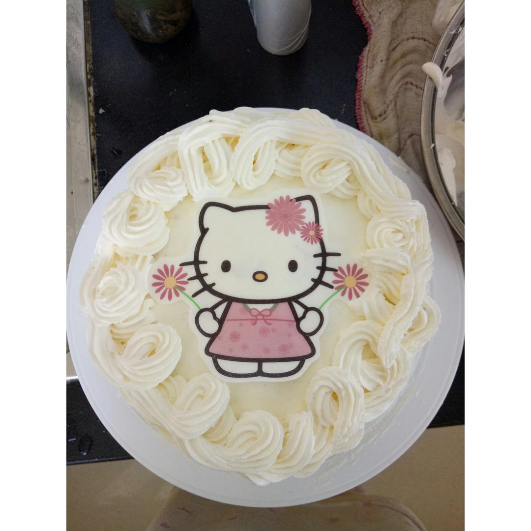 KT猫裱花蛋糕