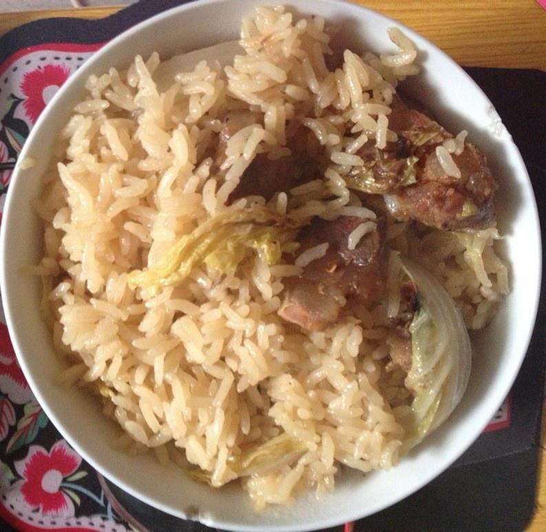 腊肠饭（腊味饭）简单法子的做法