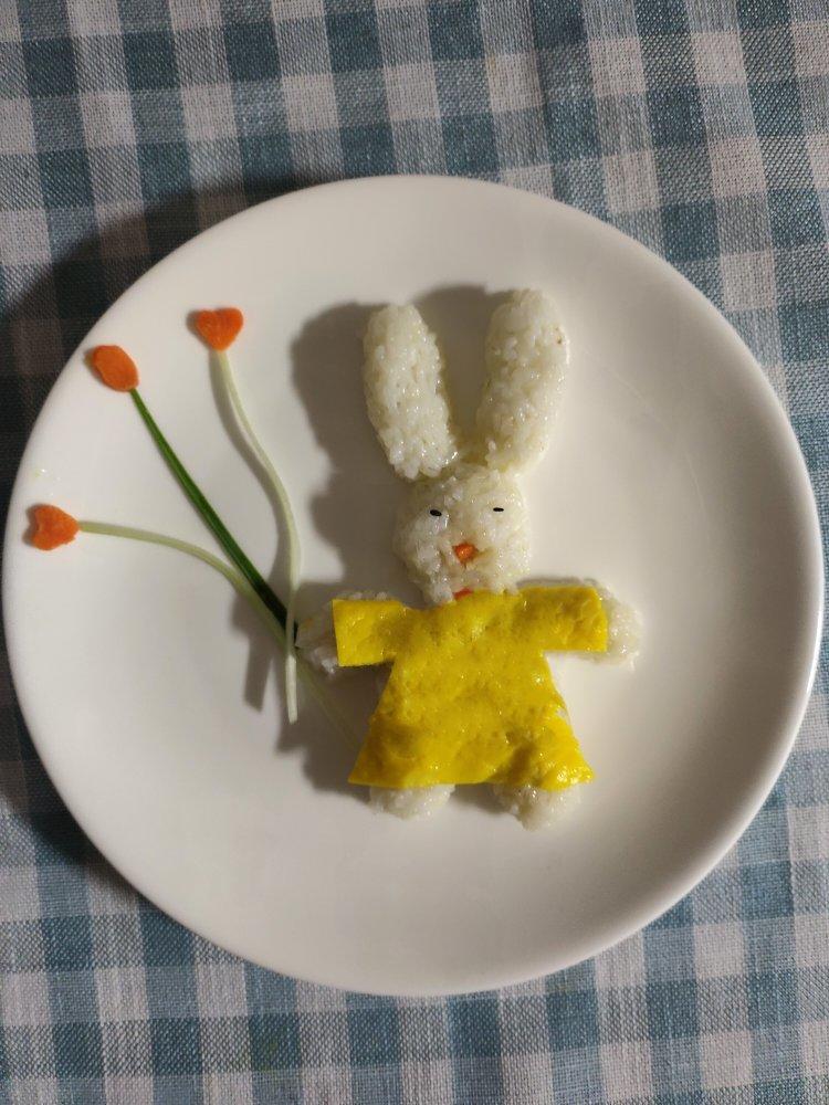 早安～米菲（可爱早餐饭团兔子）