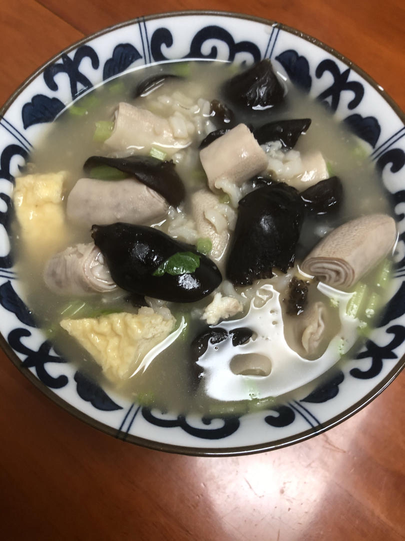 菠菜牛肉粥（电饭煲）