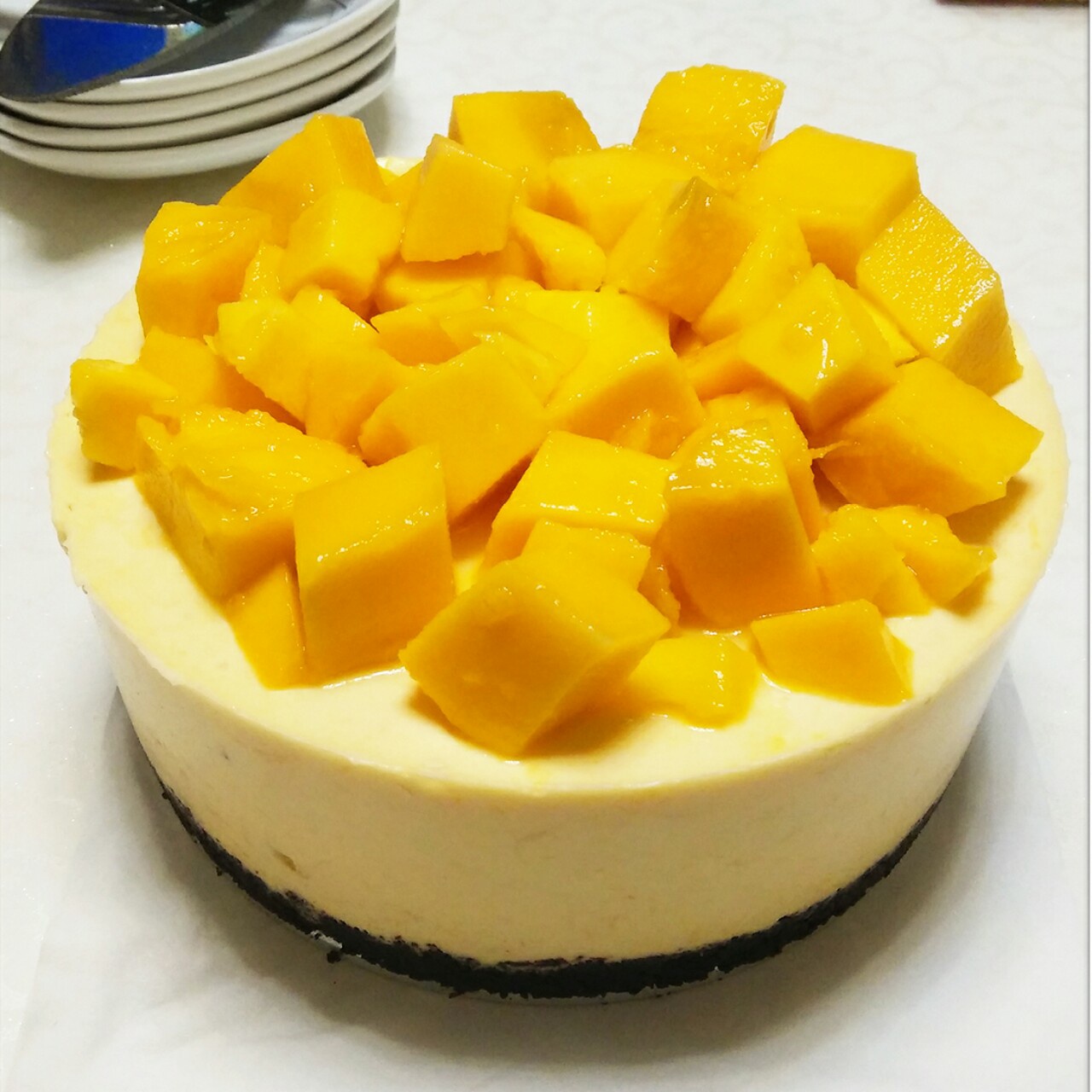 【视频】芒果慕斯（6寸） | 含镜面果胶配方