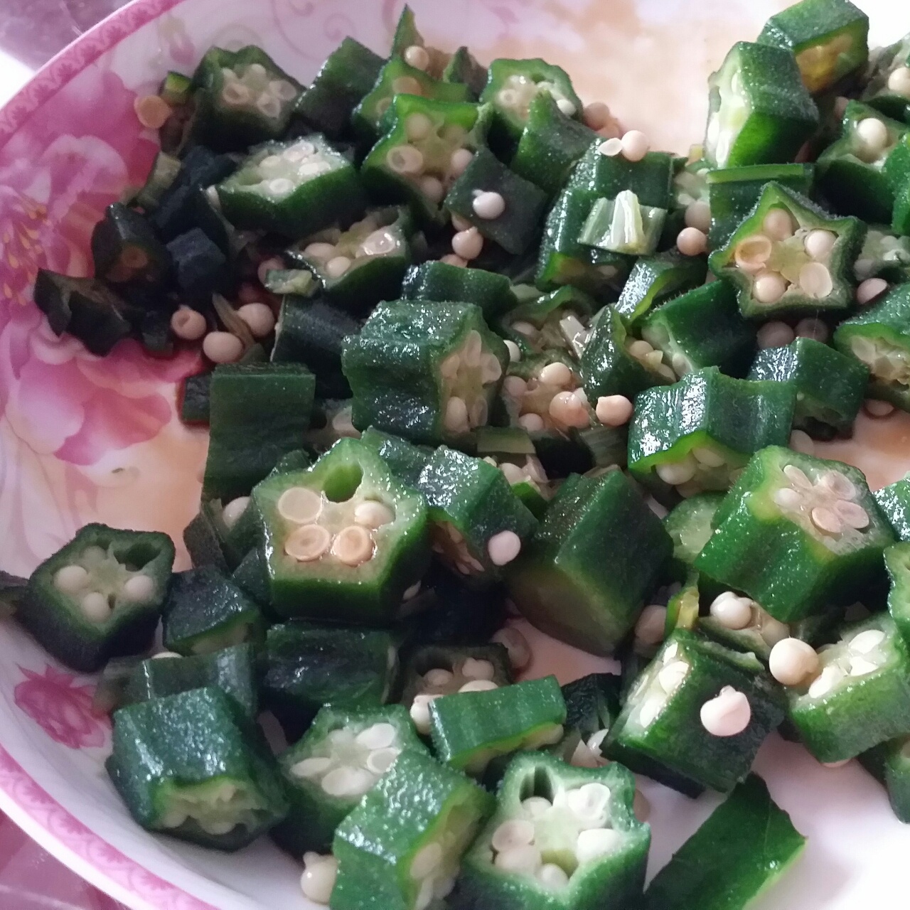 麻香凉拌秋葵