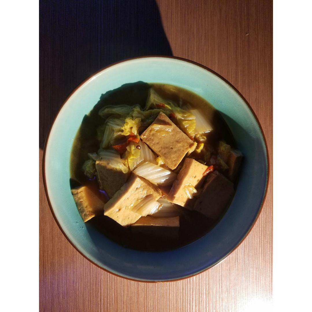 白菜炖豆腐
