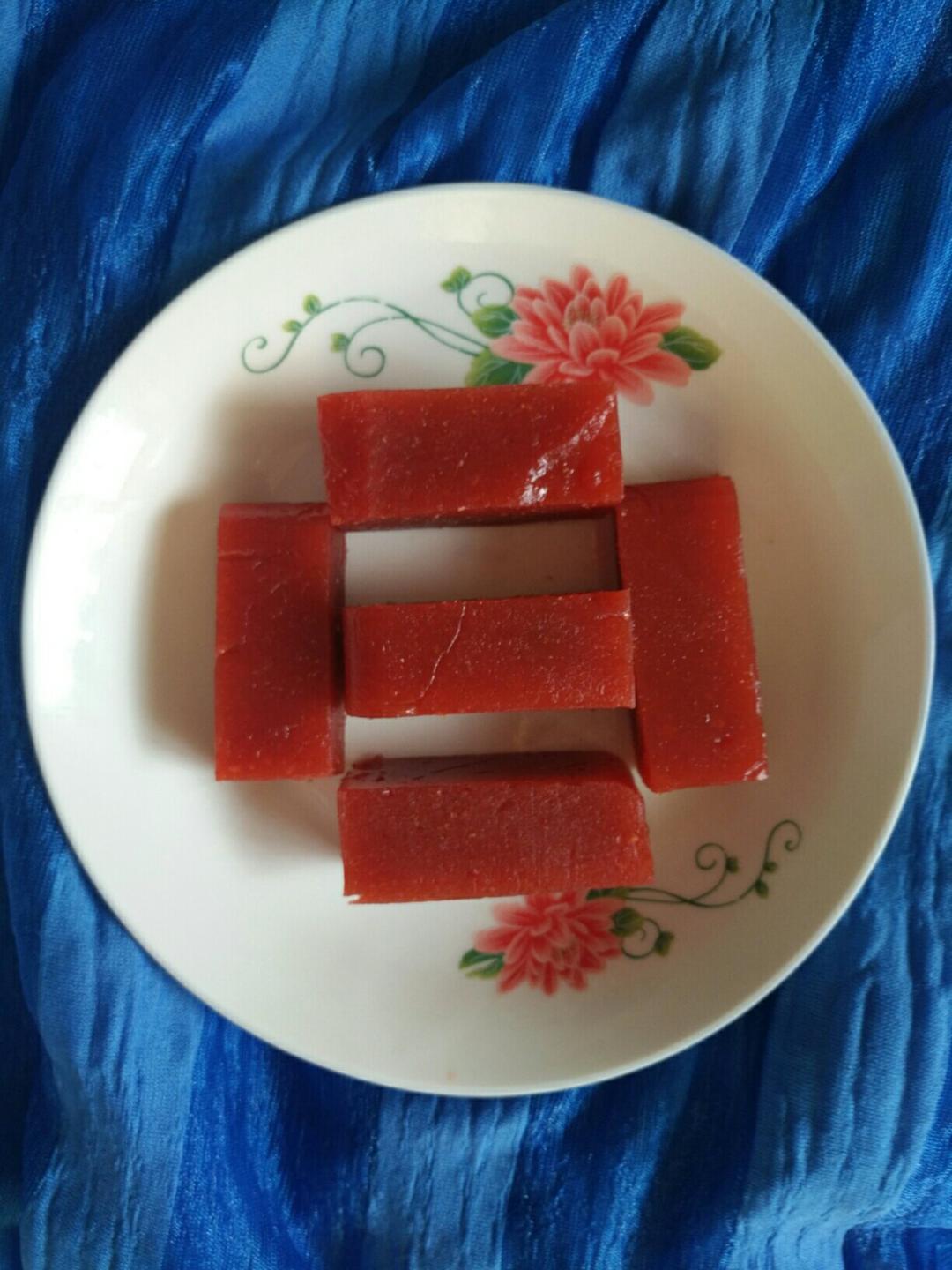 山楂糕－山楂酱（附果丹皮做法）