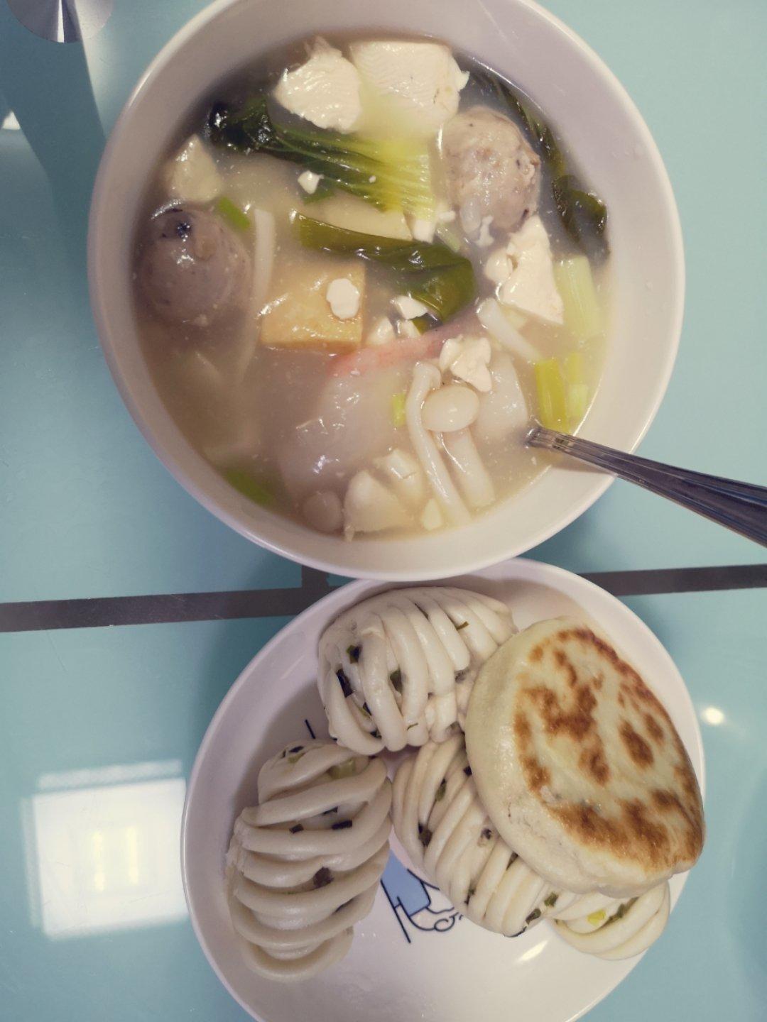 白菜豆腐汤