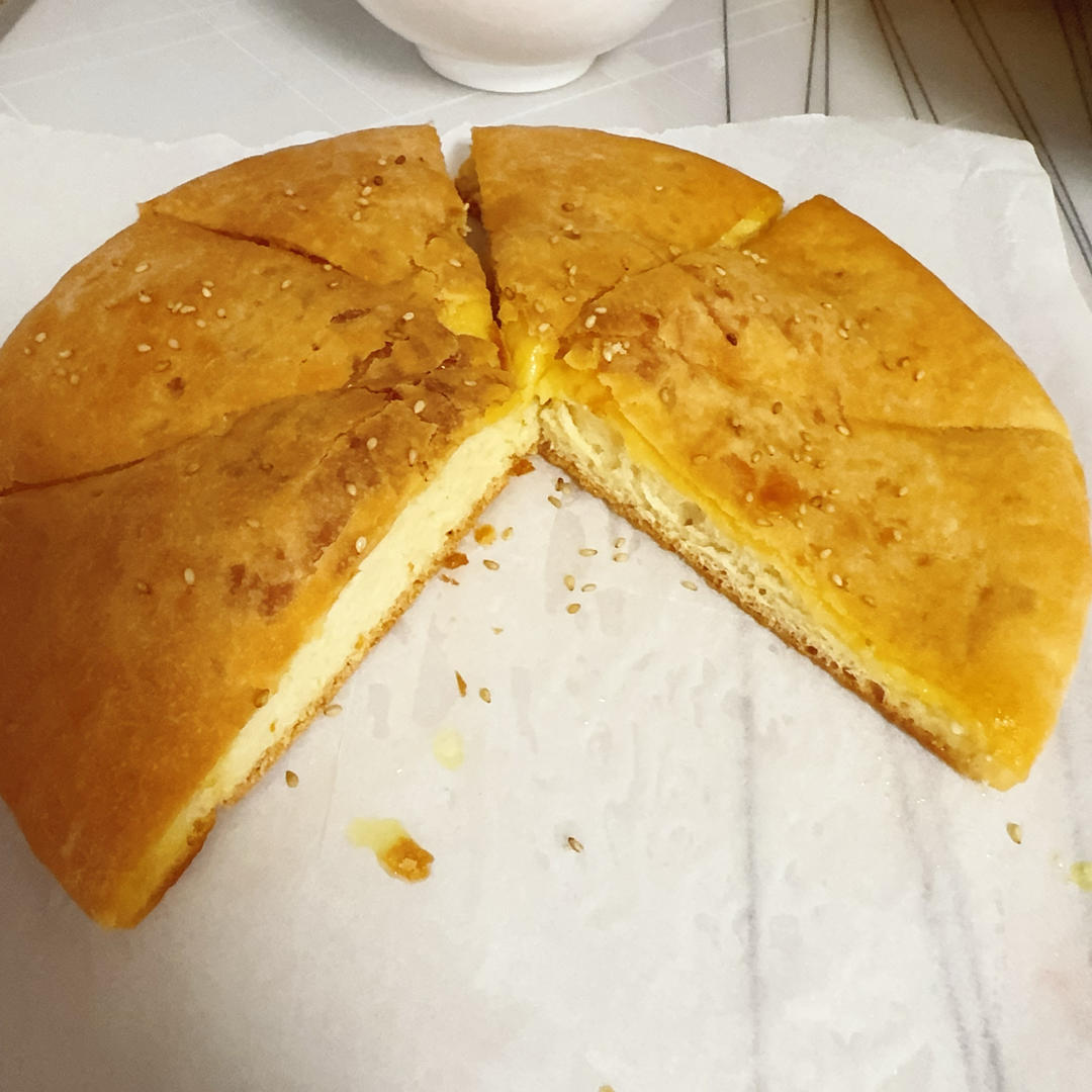 平底锅特色早餐【蒙古奶酪饼】！柔软爆浆会拉丝，超简单！