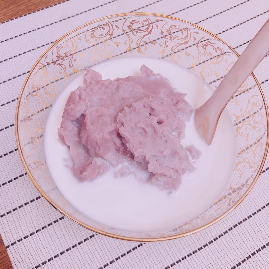 低卡路里懒人做法芋泥