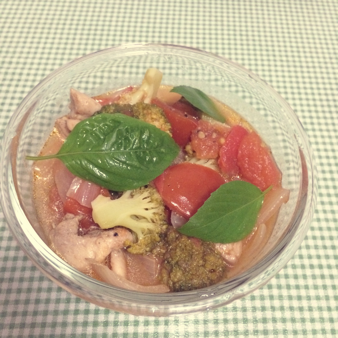 番茄炖鸡胸丨健康·三餐
