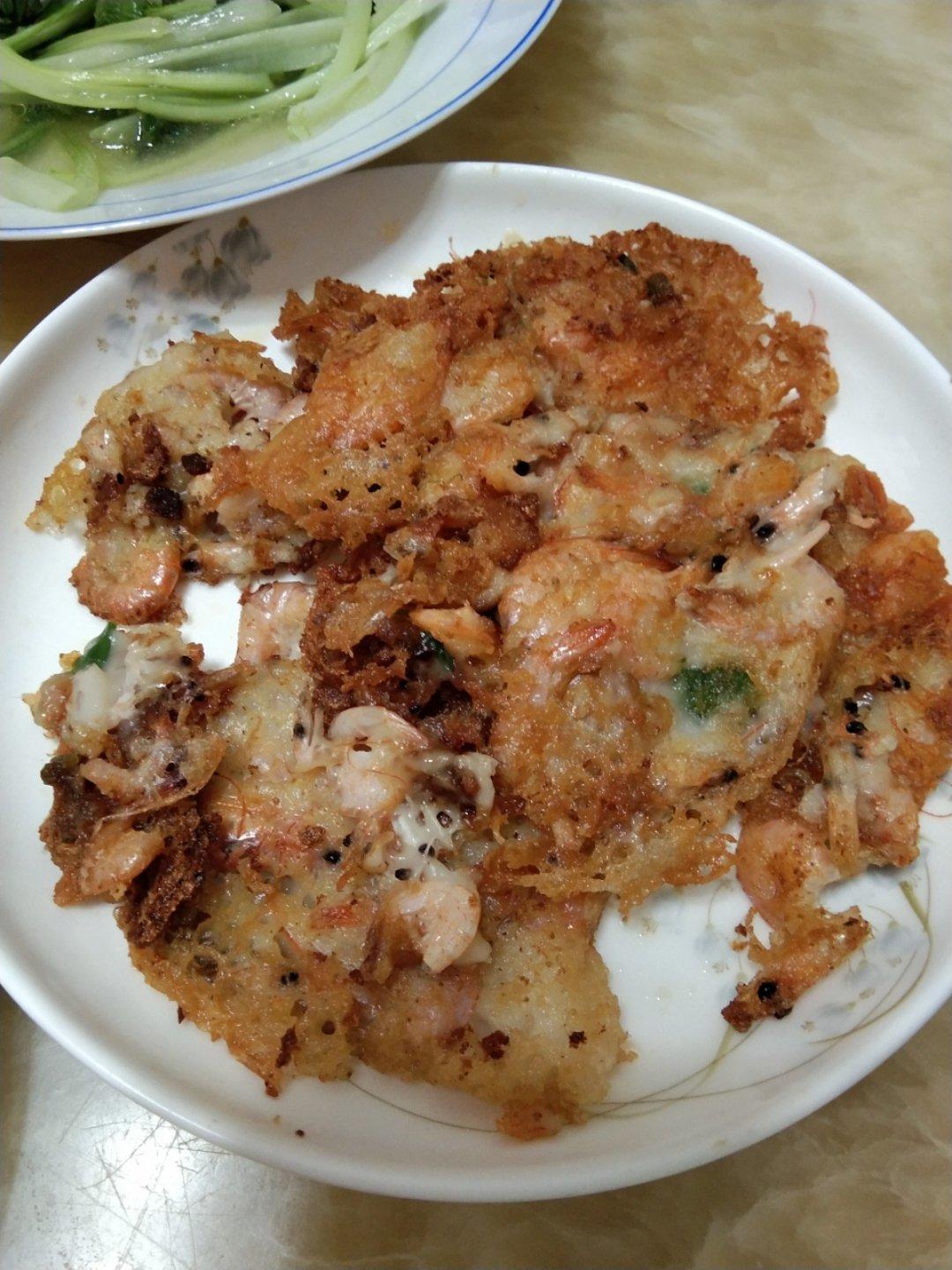 鲜虾饼