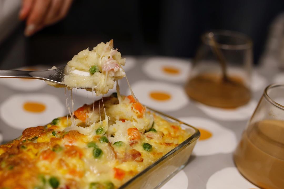 芝士焗土豆泥🥔