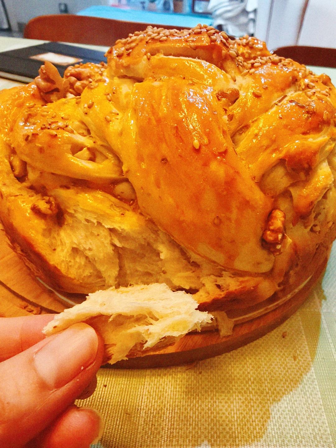 牛奶黄油手撕面包