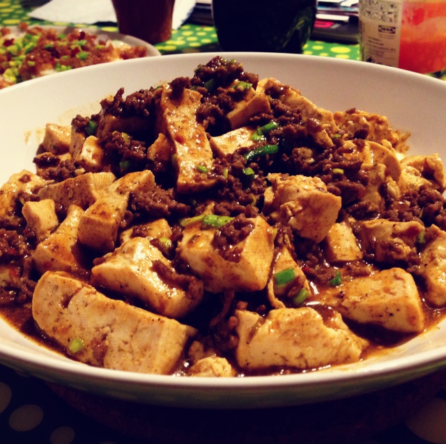 肉末豆腐