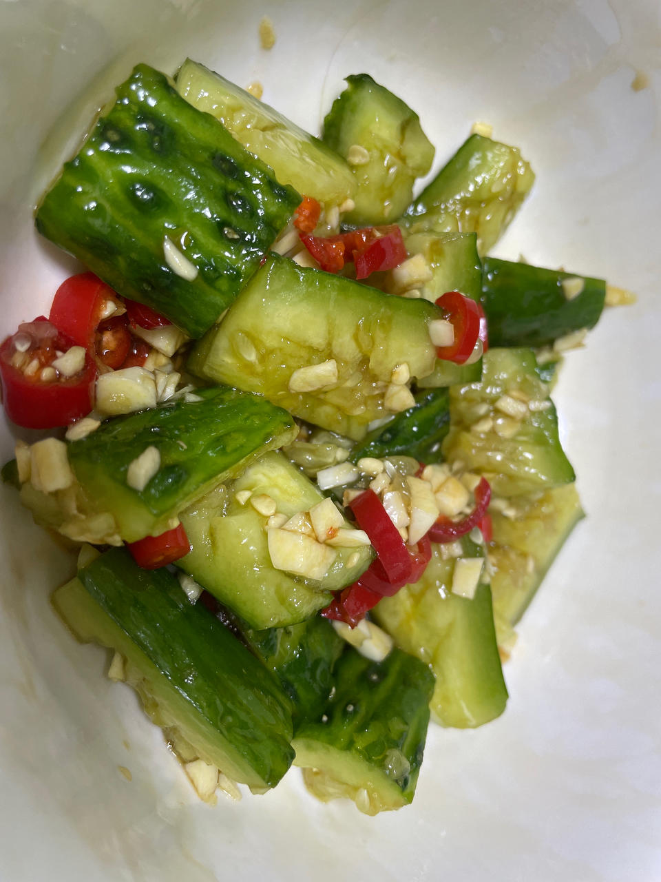 赞不绝口拍黄瓜🥒