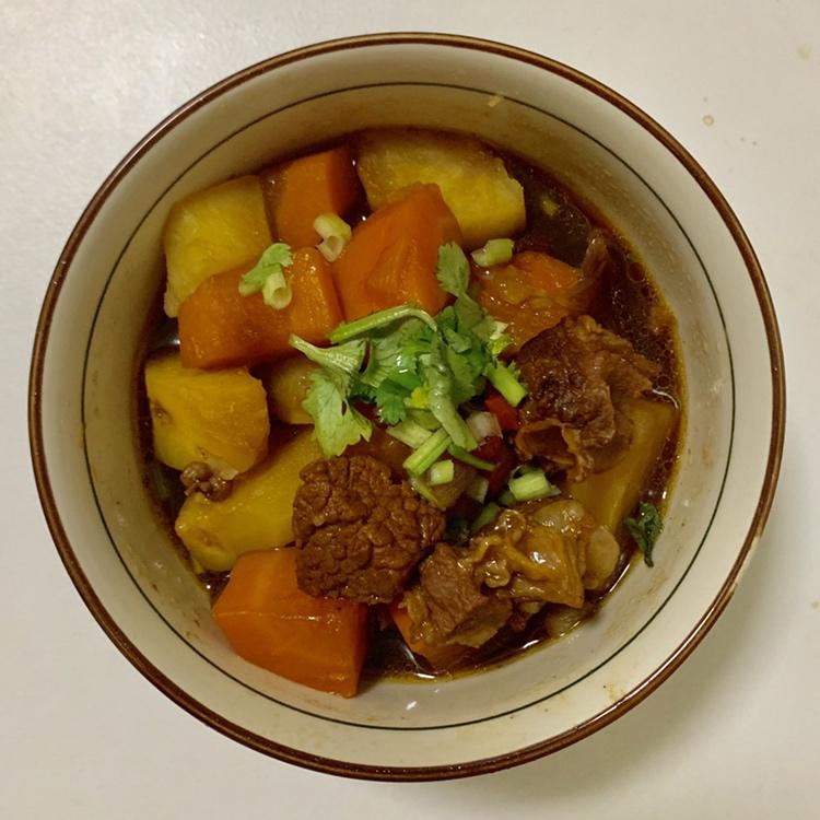番茄土豆炖牛腩