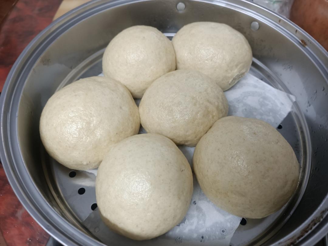 全麦馒头（一次发酵）