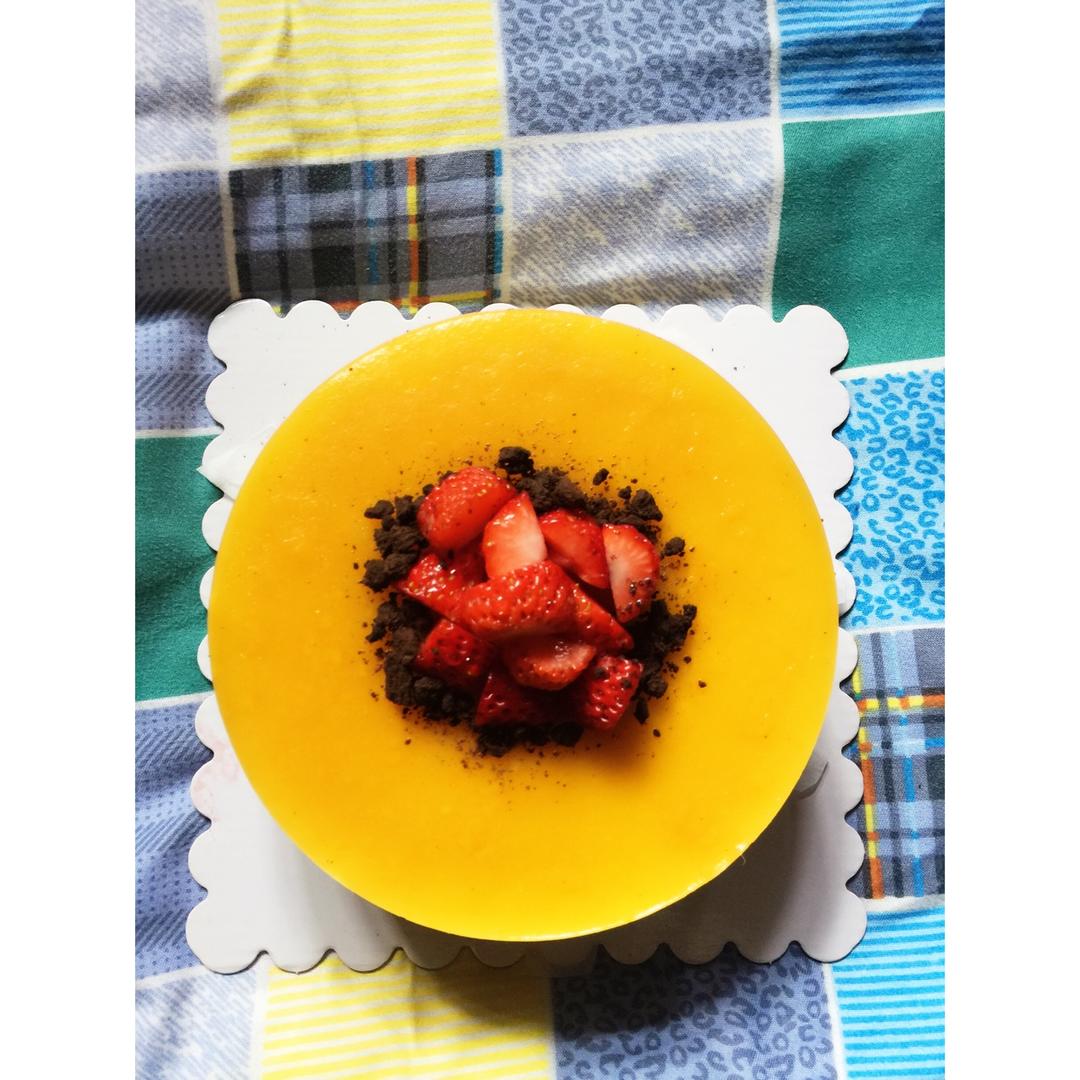 【视频】芒果慕斯（6寸） | 含镜面果胶配方