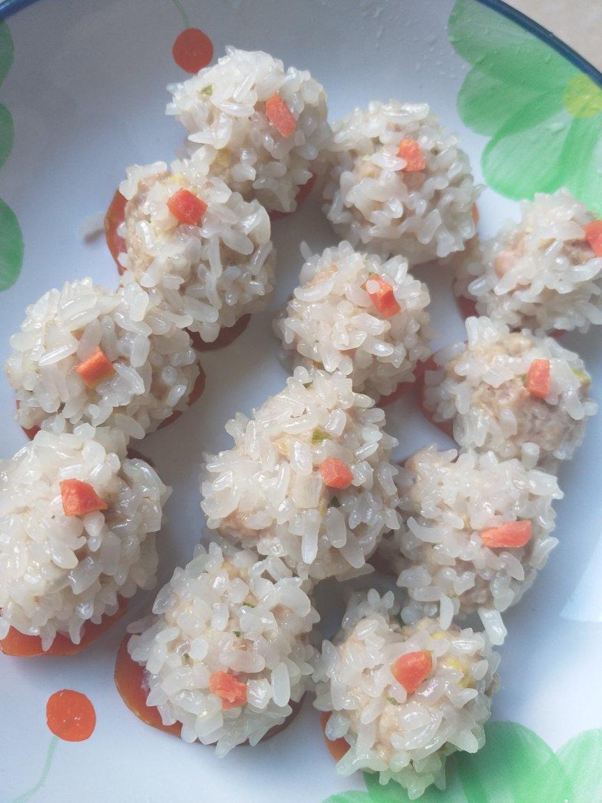 蒸糯米丸子