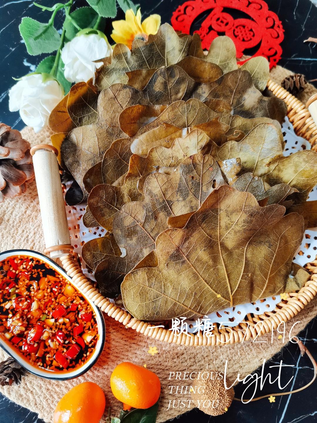 东北传统美食༄「桲椤叶饼」༄🤤🤤🤤