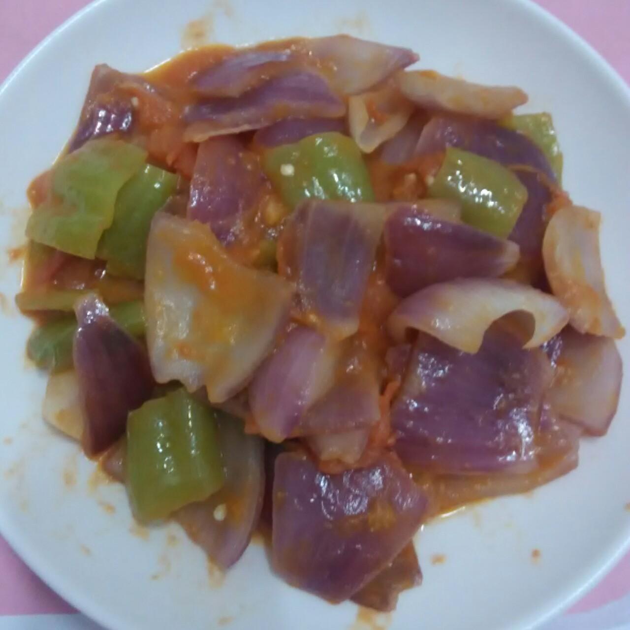 洋葱炒西红柿