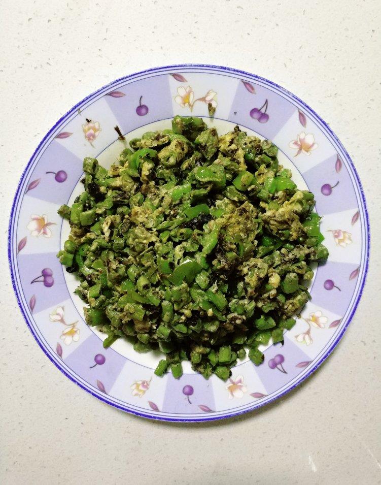 干煸榄菜肉末豆角