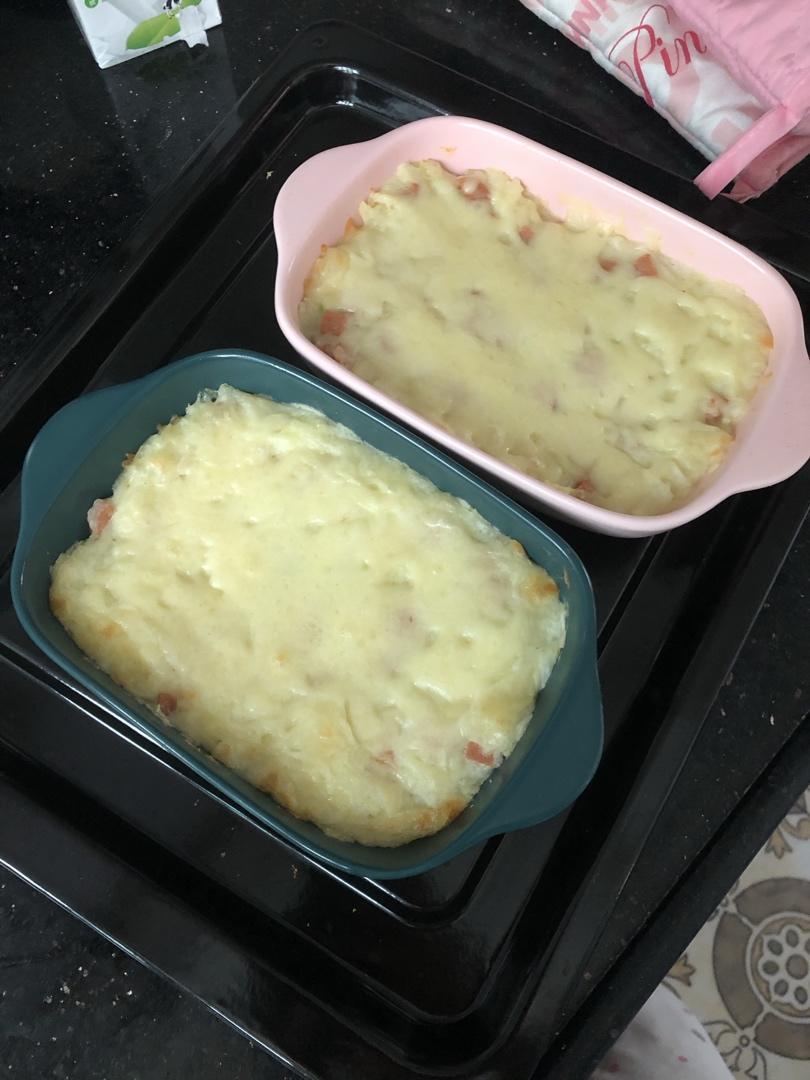 香浓芝士焗土豆泥（超有料）