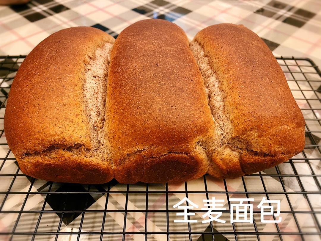 全家都爱吃的健康全麦吐司，新手也能做