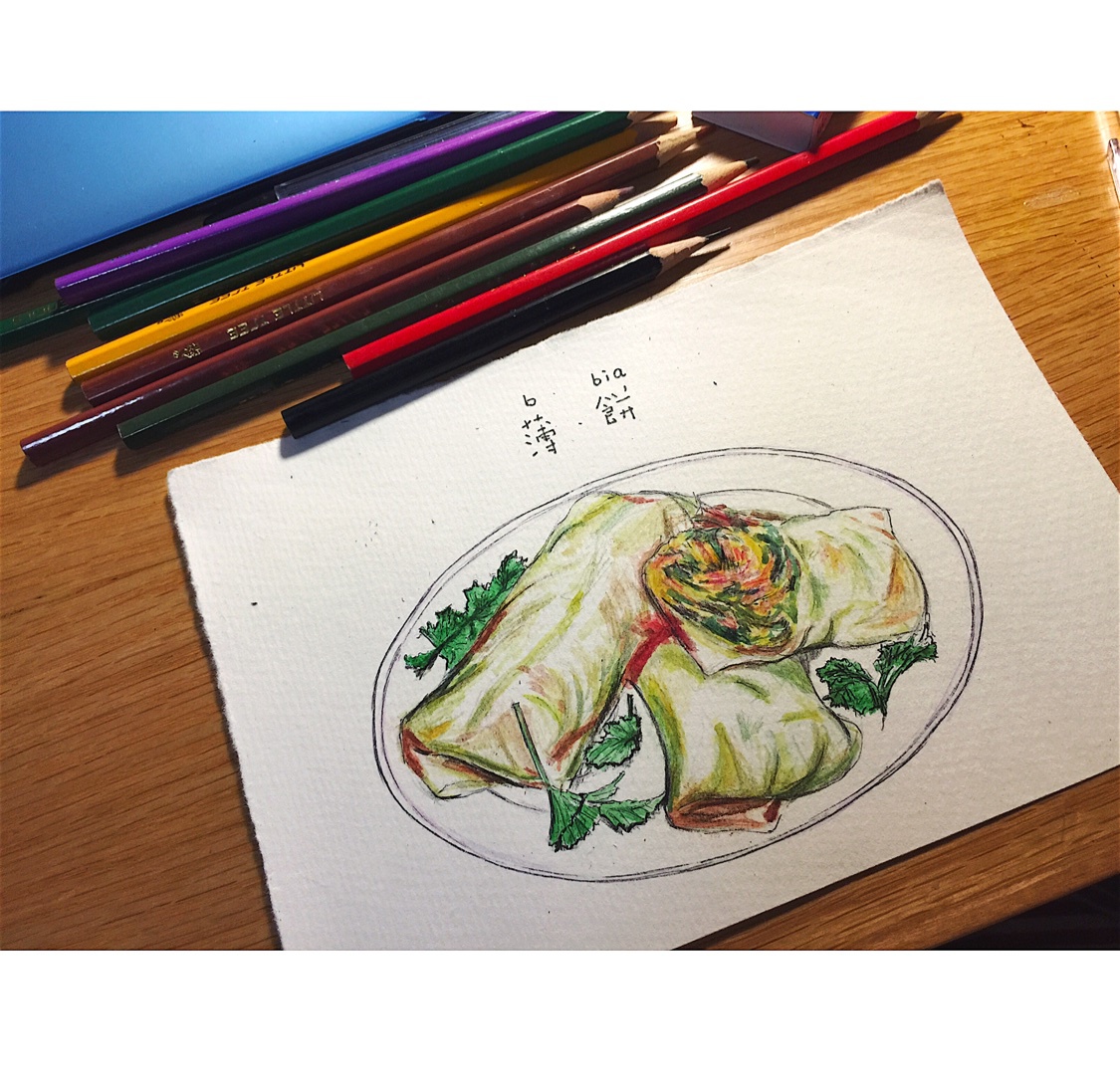 手绘菜谱