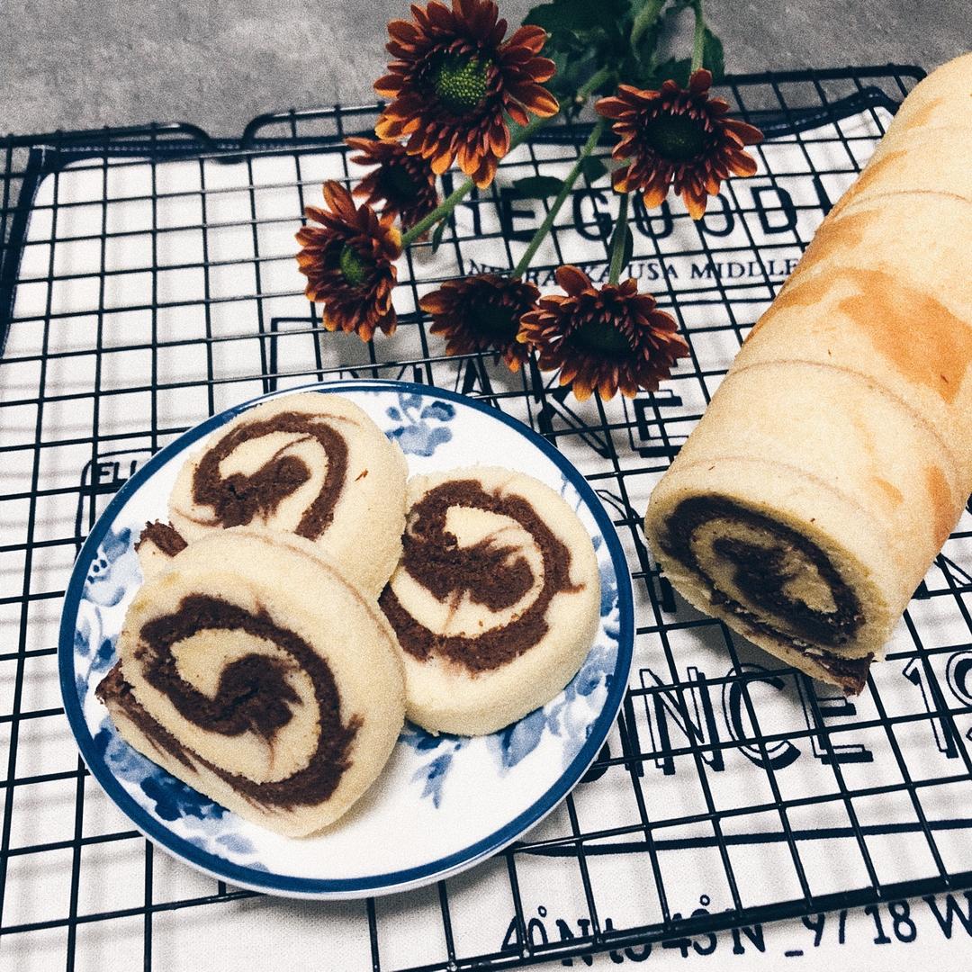 可可旋风蛋糕卷（视频）