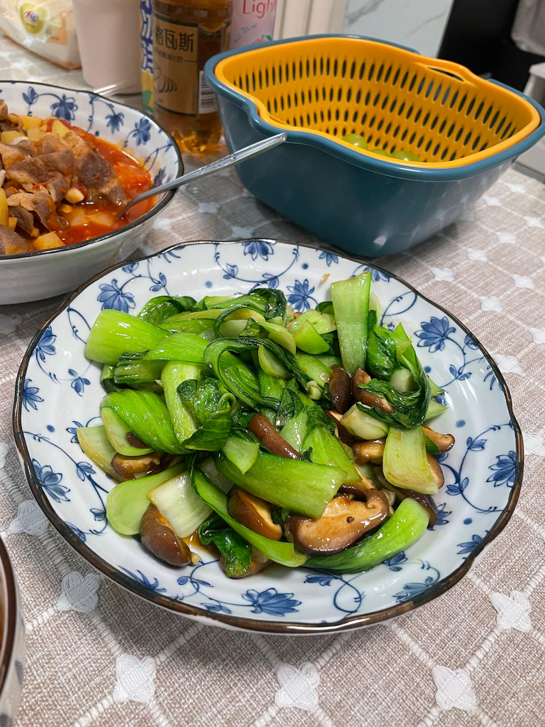 比肉还好吃的——蚝油香菇油菜