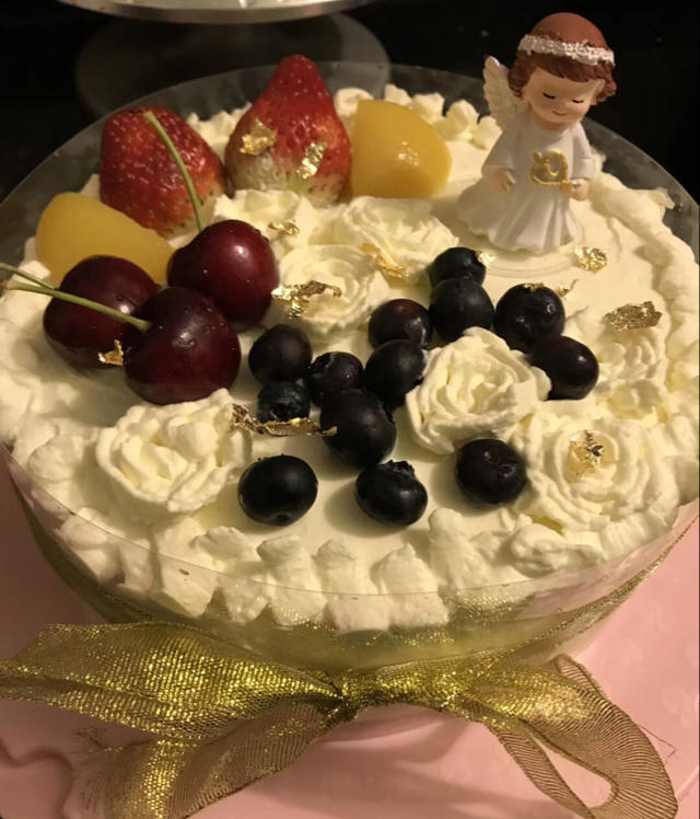 八寸戚风蛋糕（生日蛋糕坯）附六寸配单