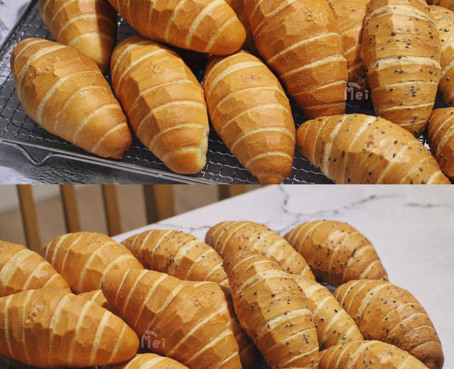 脆皮盐面包｜法国老面的做法