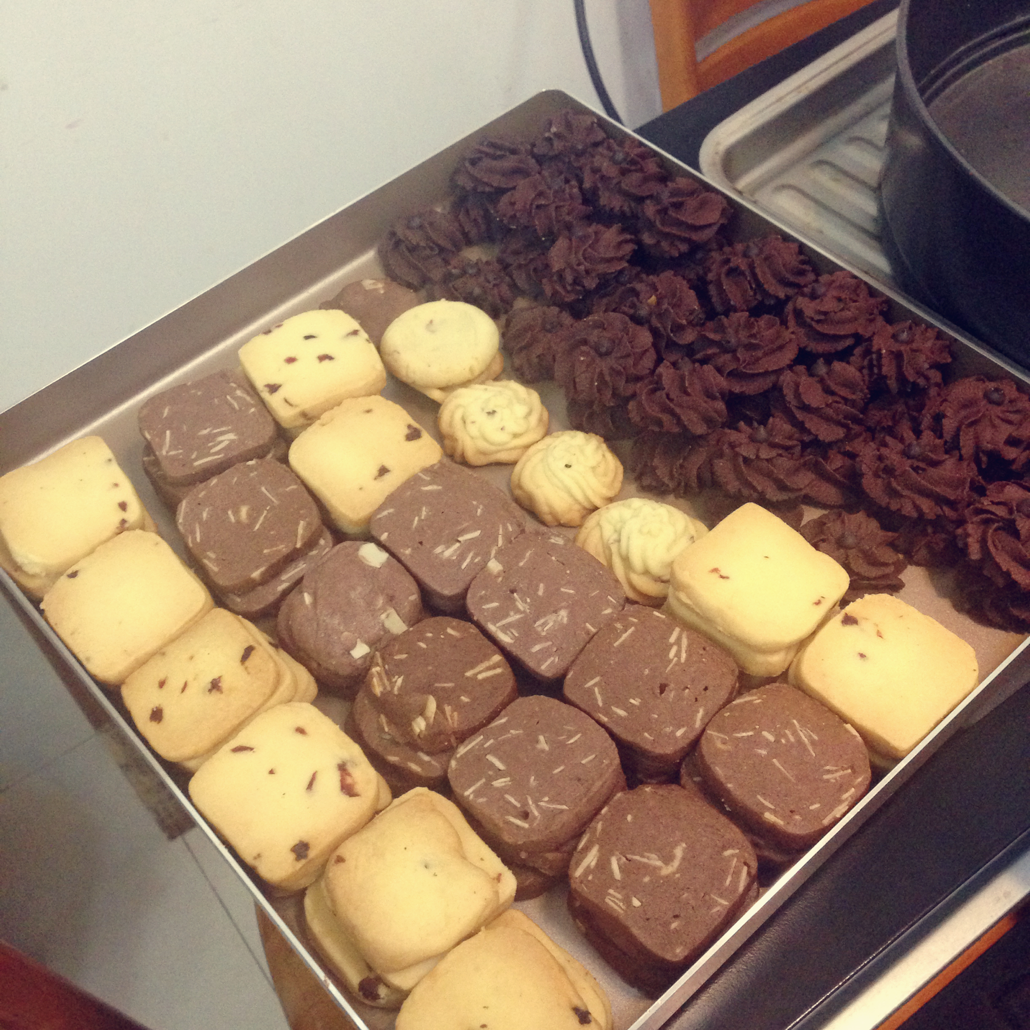 扁桃仁片巧克力曲奇