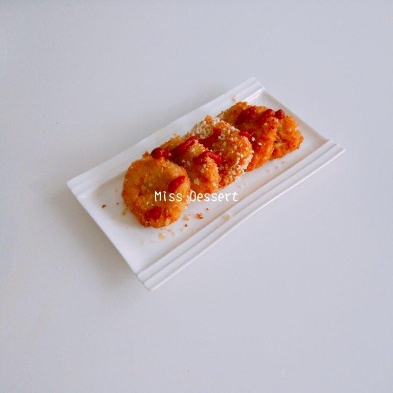 鸡胸肉可乐饼