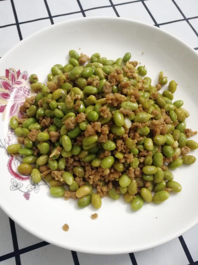 下饭菜 肉末毛豆