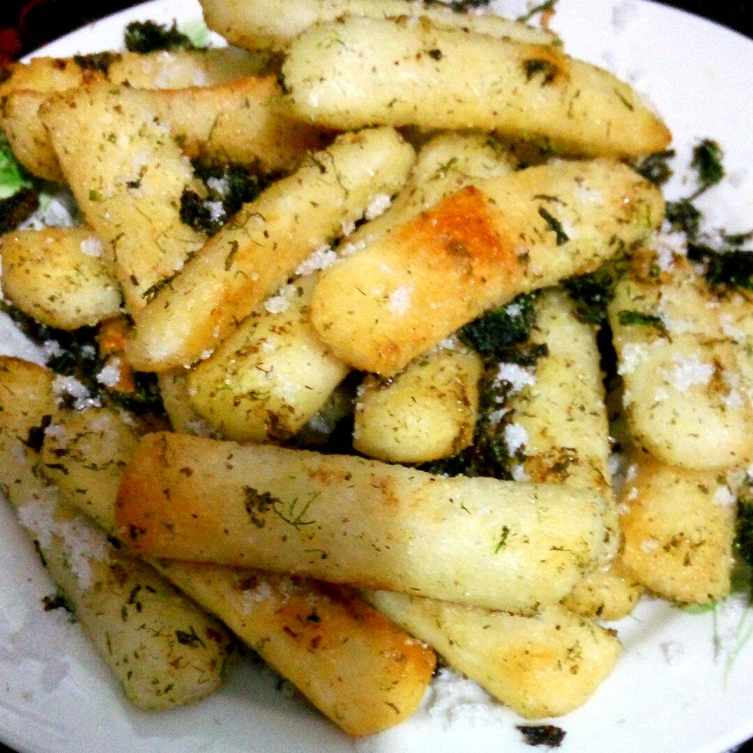 清风li影做的苔条苔菜炒年糕