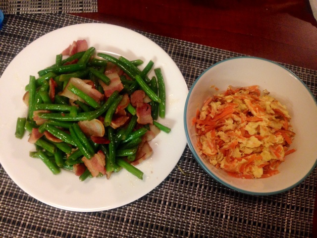 豆角炒肉