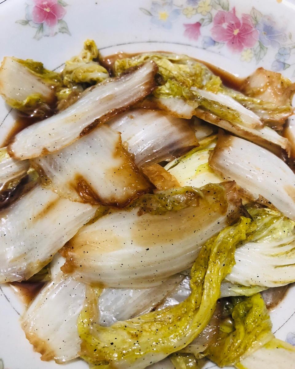 清炒黄芽白