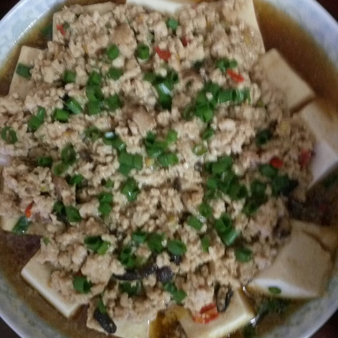 肉末蒸豆腐