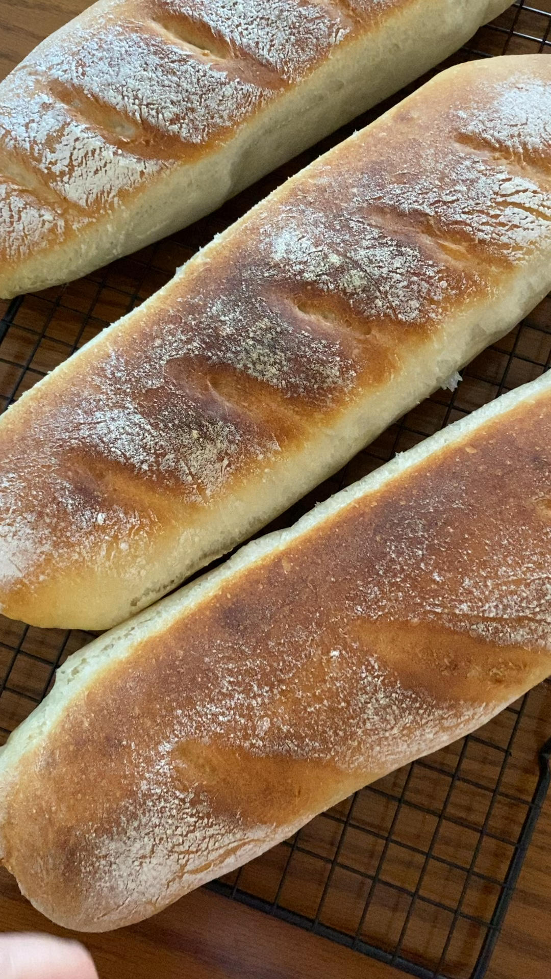 jenny9023做的超简单的法棍面包